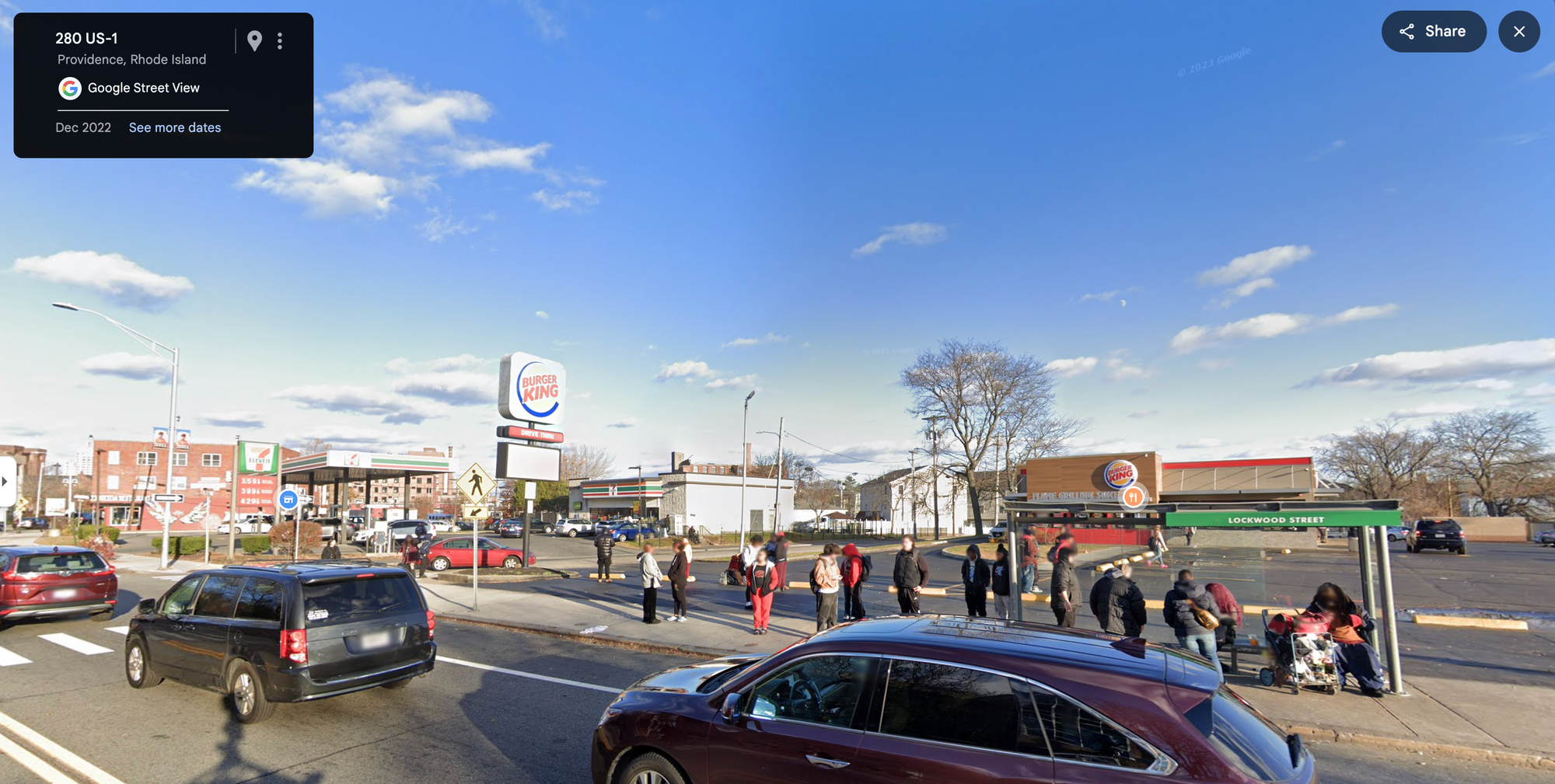 a google maps screenshot of the broad street burger king in providence, ri