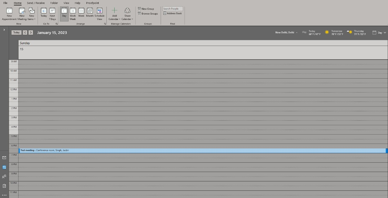 cancel a meeting in Outlook