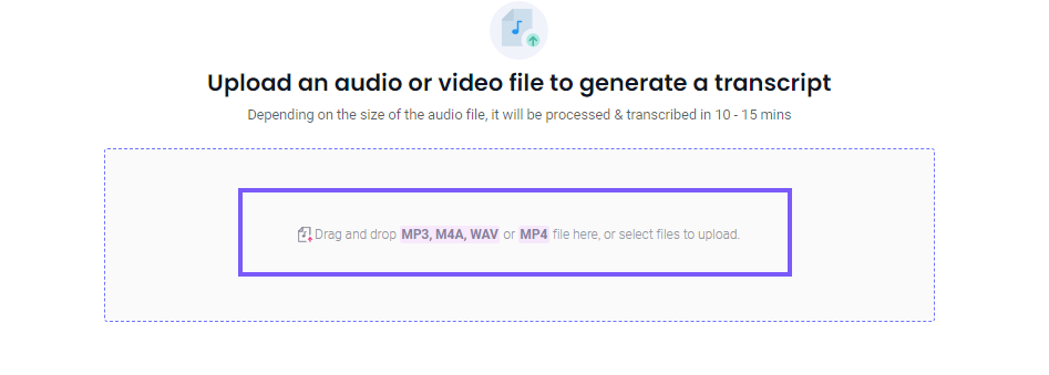 Upload podcast on Fireflies.ai