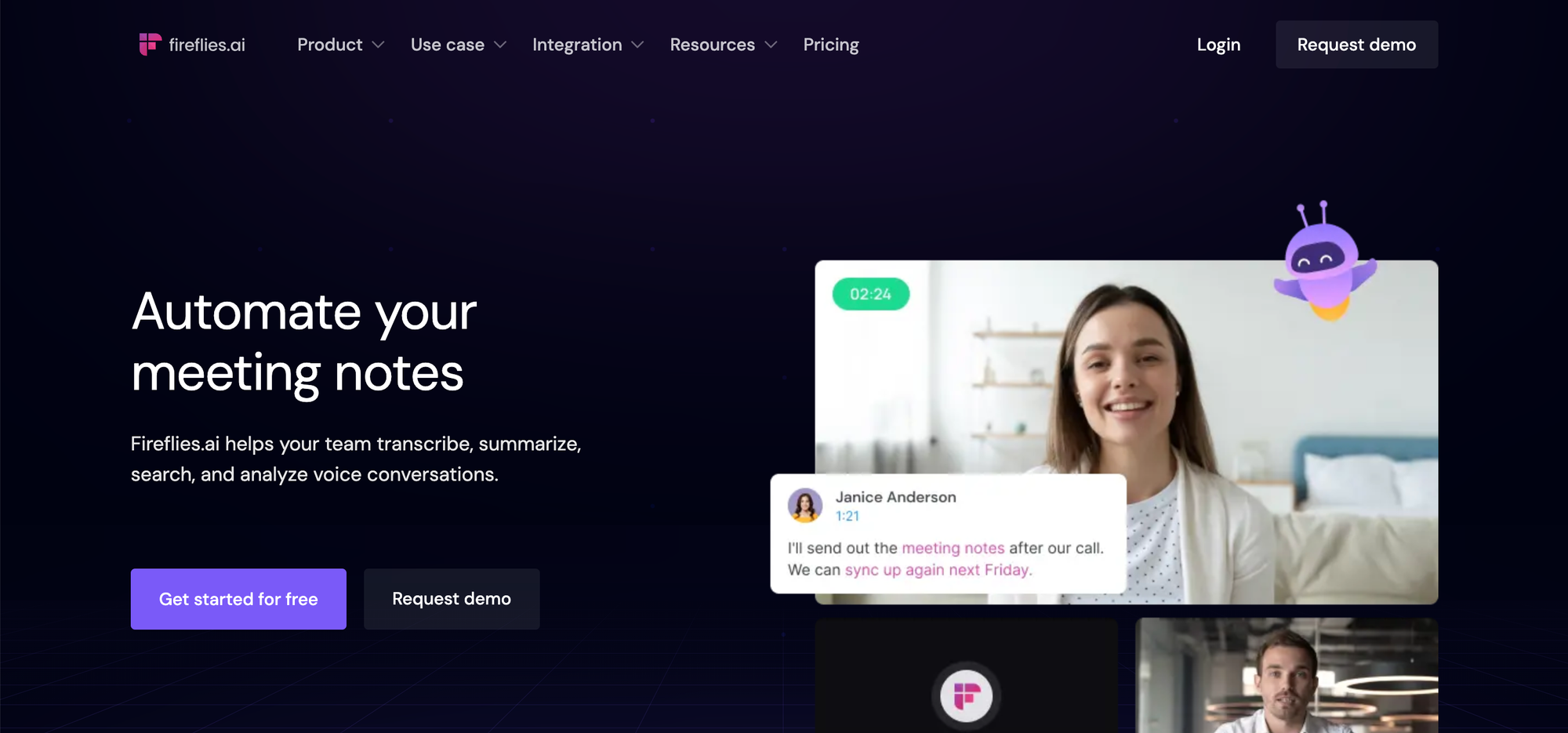 Best AI paragraph generator: Fireflies.ai
