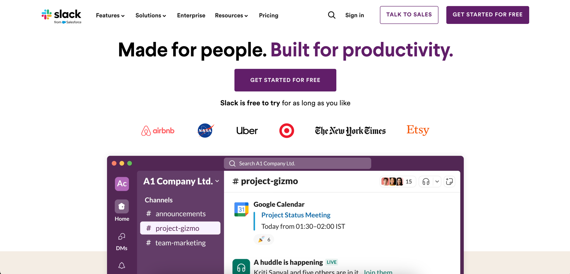 Slack productivity tips