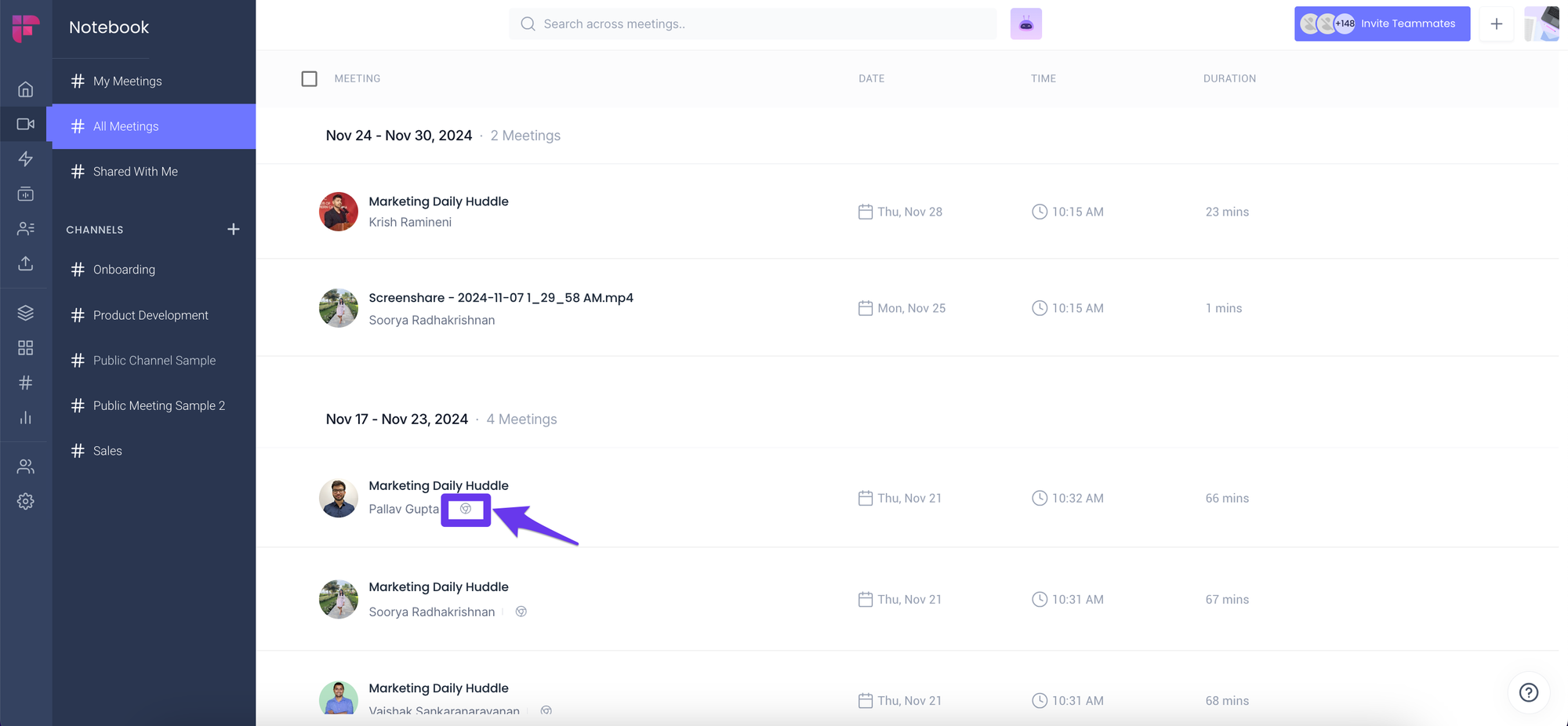 How to view your Google Meet history - Chrome extensio recording in Notebook