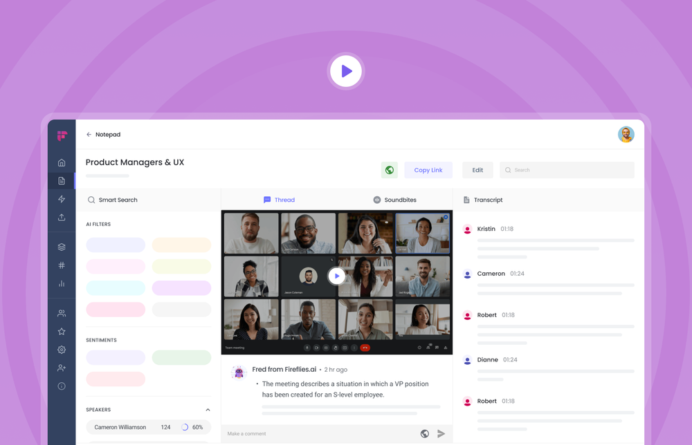Fireflies Feature Focus: Auto-Capture Screen Recordings of Your Video Meetings