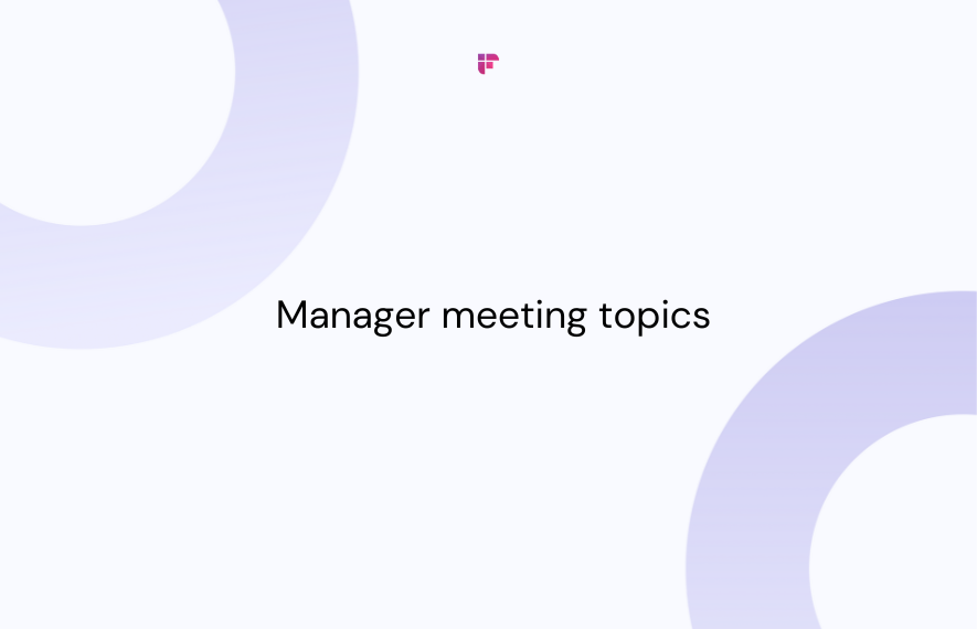 20 Essential Manager Meeting Topics for Building Stronger Teams
