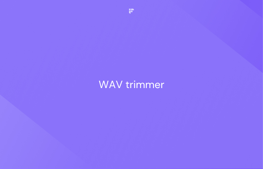 WAV Trimmer: Simplify Audio Trimming