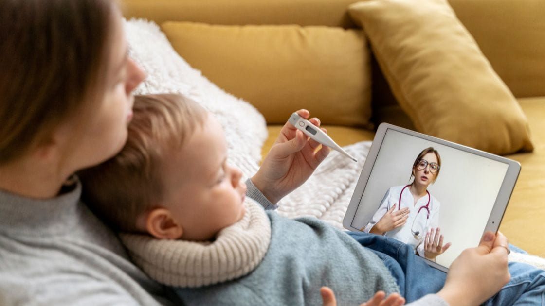 Quando a pediatria online ajuda os pais a agir mais cedo e com mais segurança