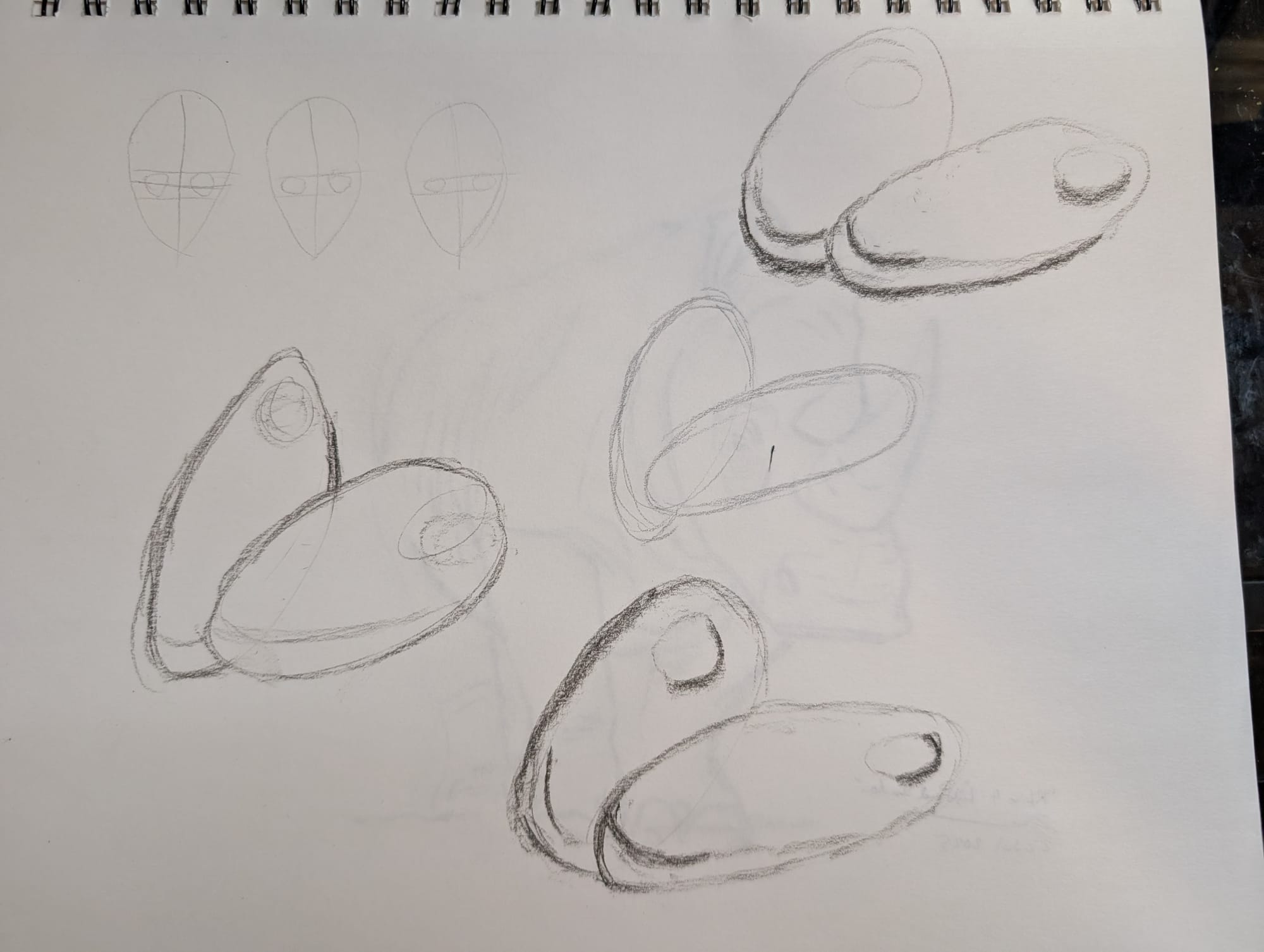 charcoal pencil sketches