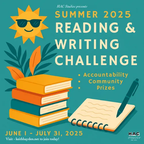 Pages and words await | Join the Summer 2025 Reading and Writing Challenge