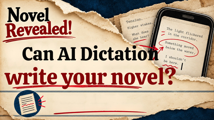 Can AI Dictation Actually Write your novel?