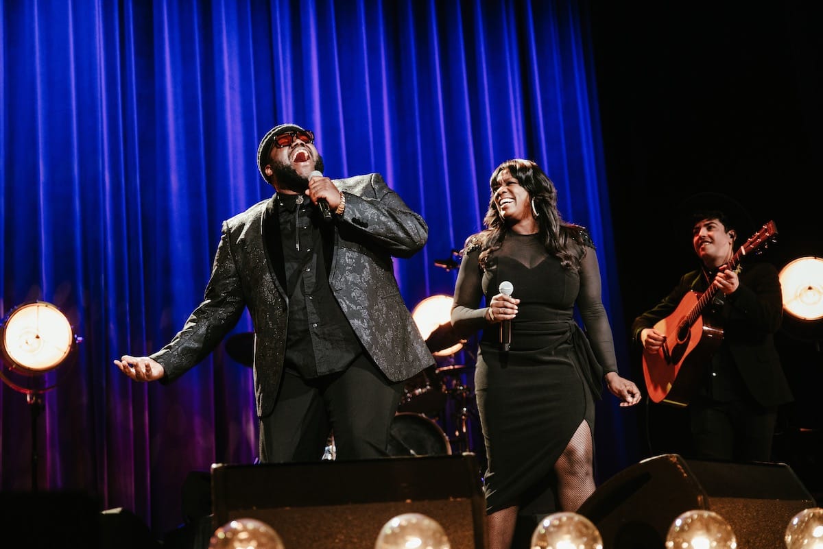 The War and Treaty duo onstage