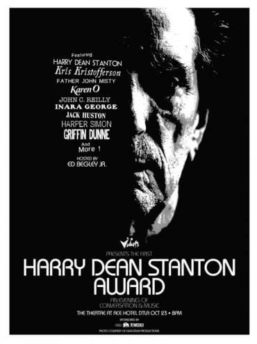 Harry Dean Stanton Award at The Theater at Ace Hotel, Los Angeles, CA
