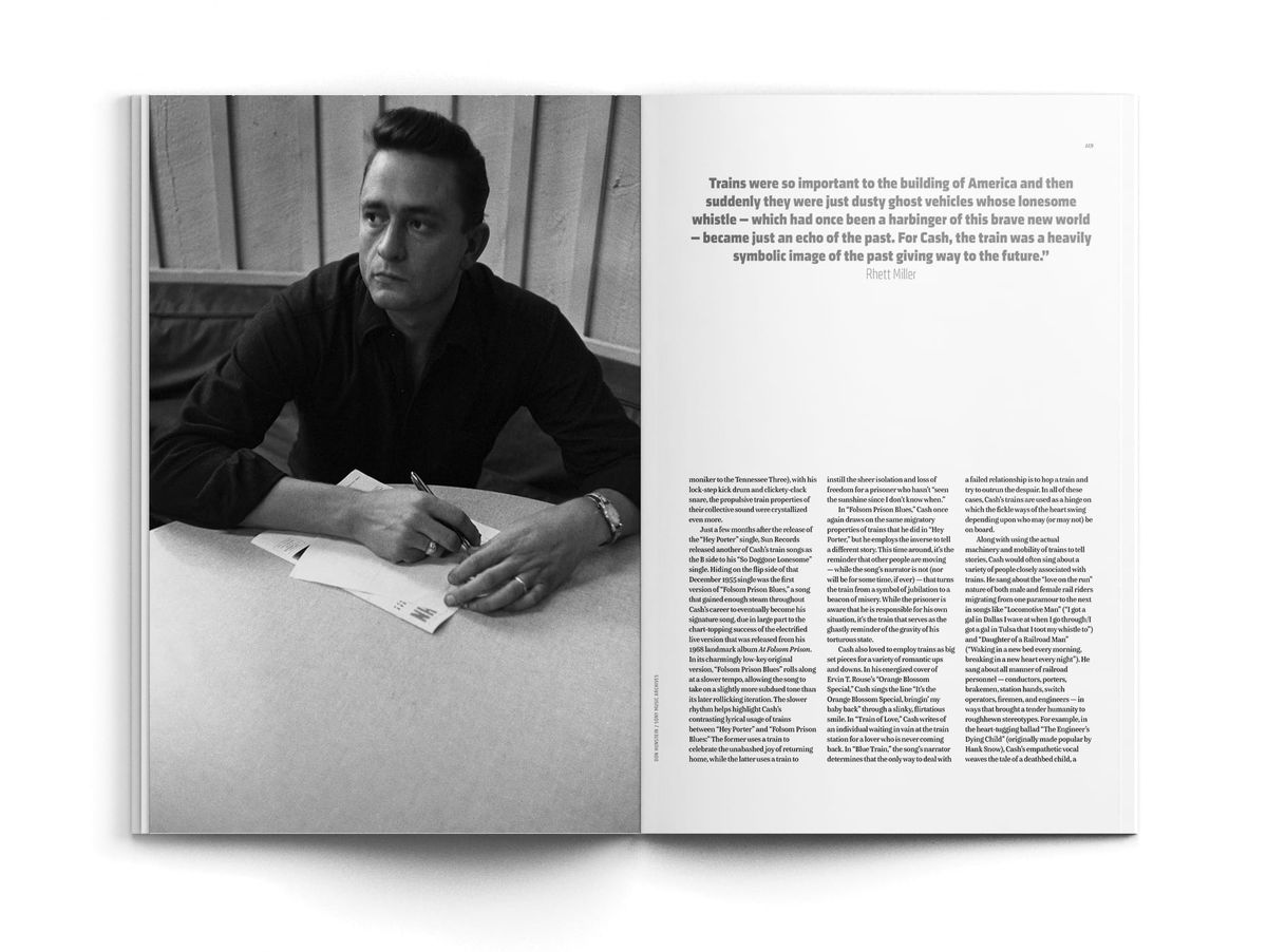 PRINT EXCERPT: Johnny Cash’s Career-long Love Affair with Train Songs