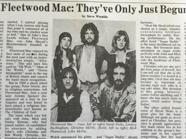 I Was 15 and Interviewing Fleetwood Mac: A Memoir