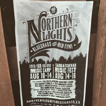 On the Road in Saskatchewan for Northern Lights