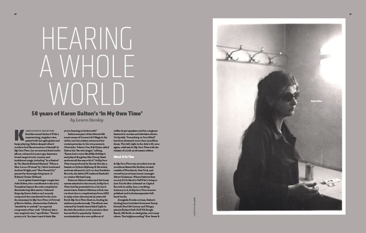 JOURNAL EXCERPT: 50 Years of Karen Dalton’s 'In My Own Time'