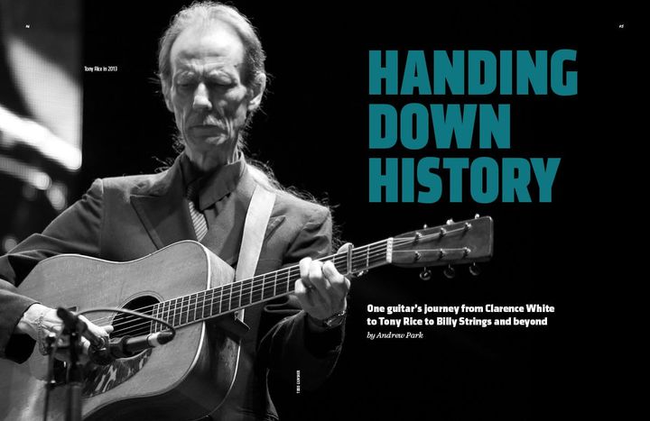 JOURNAL EXCERPT: One Guitar’s Journey from Clarence White to Tony Rice to Billy Strings and Beyond