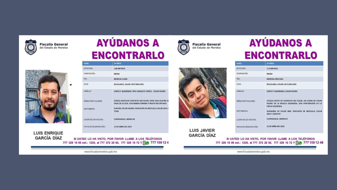 tres jovenes de cuernavaca desaparecidos