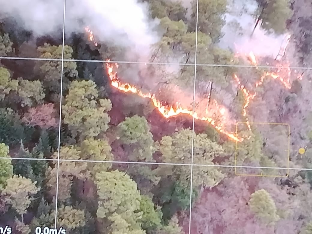se extiende incendio forestal en cuernavaca