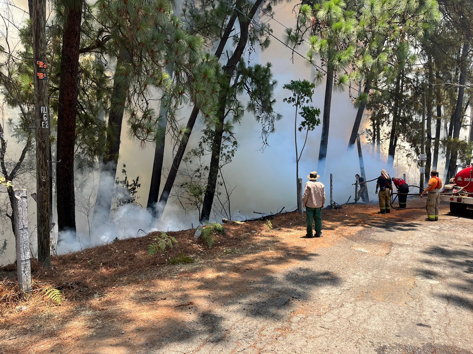 incendio forestal en cuernavaca amenaza a viviendas