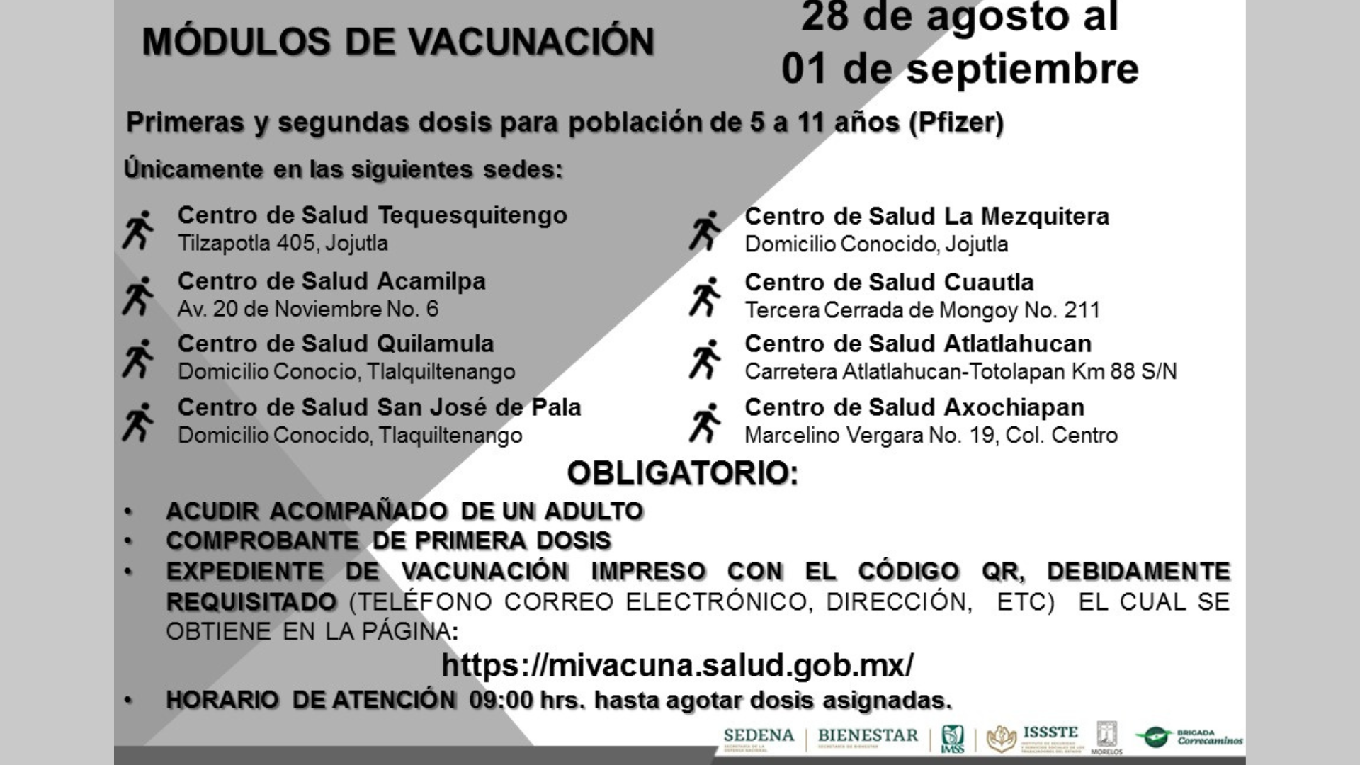 vacunas covid niños morelos