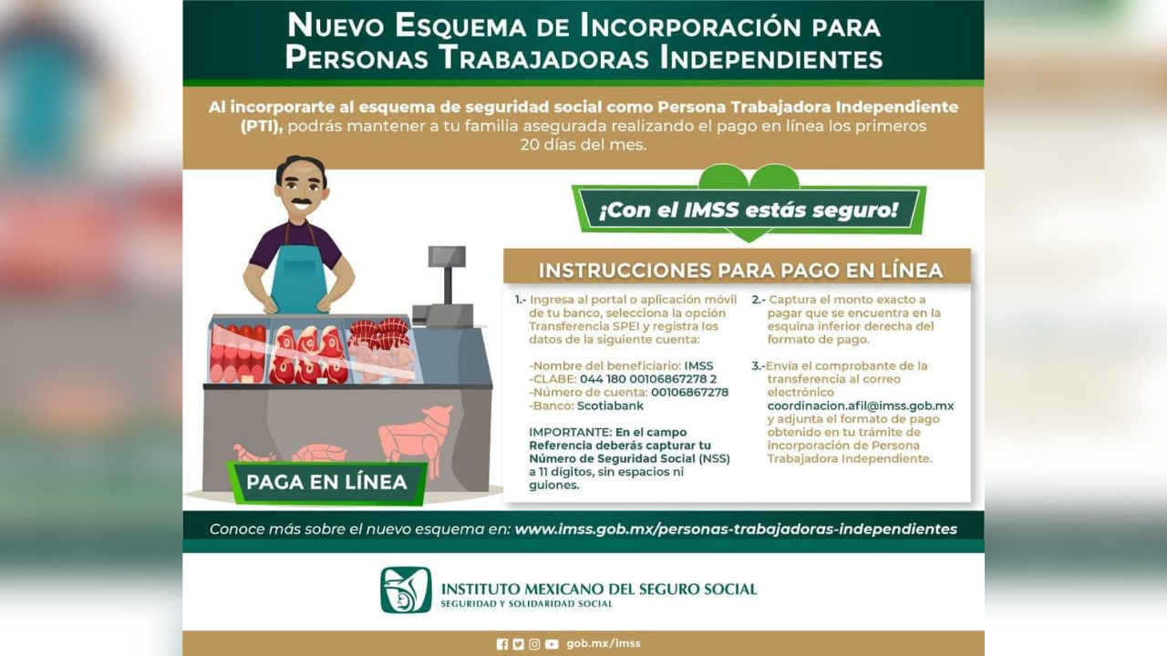 nuevo esquema de incorporacion para personas trabajadoras independientes