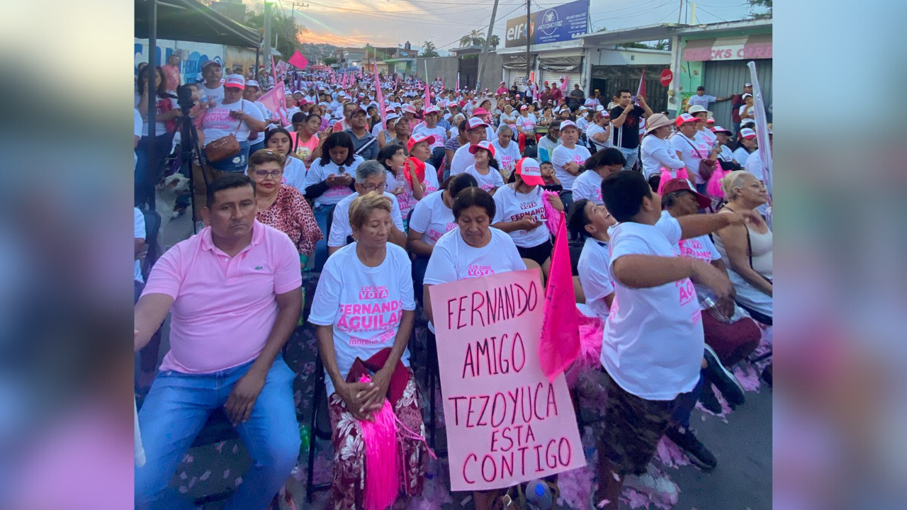 fernando aguilar palma inicia campaña en emiliano zapata