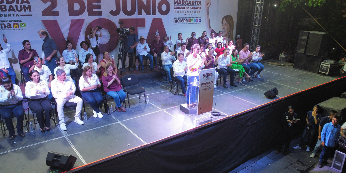 Claudia Sheinbaum, hizo compromisos en Morelos.