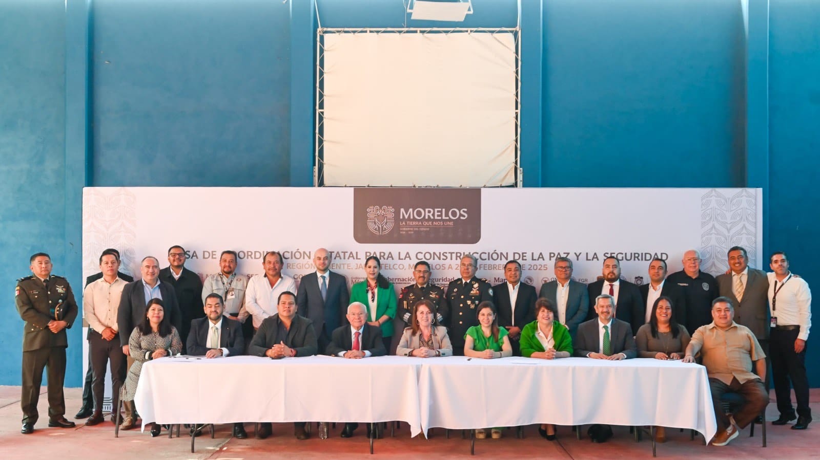 Mesa de Coordinación Estatal para la Construcción de Paz y Seguridad Morelos.
