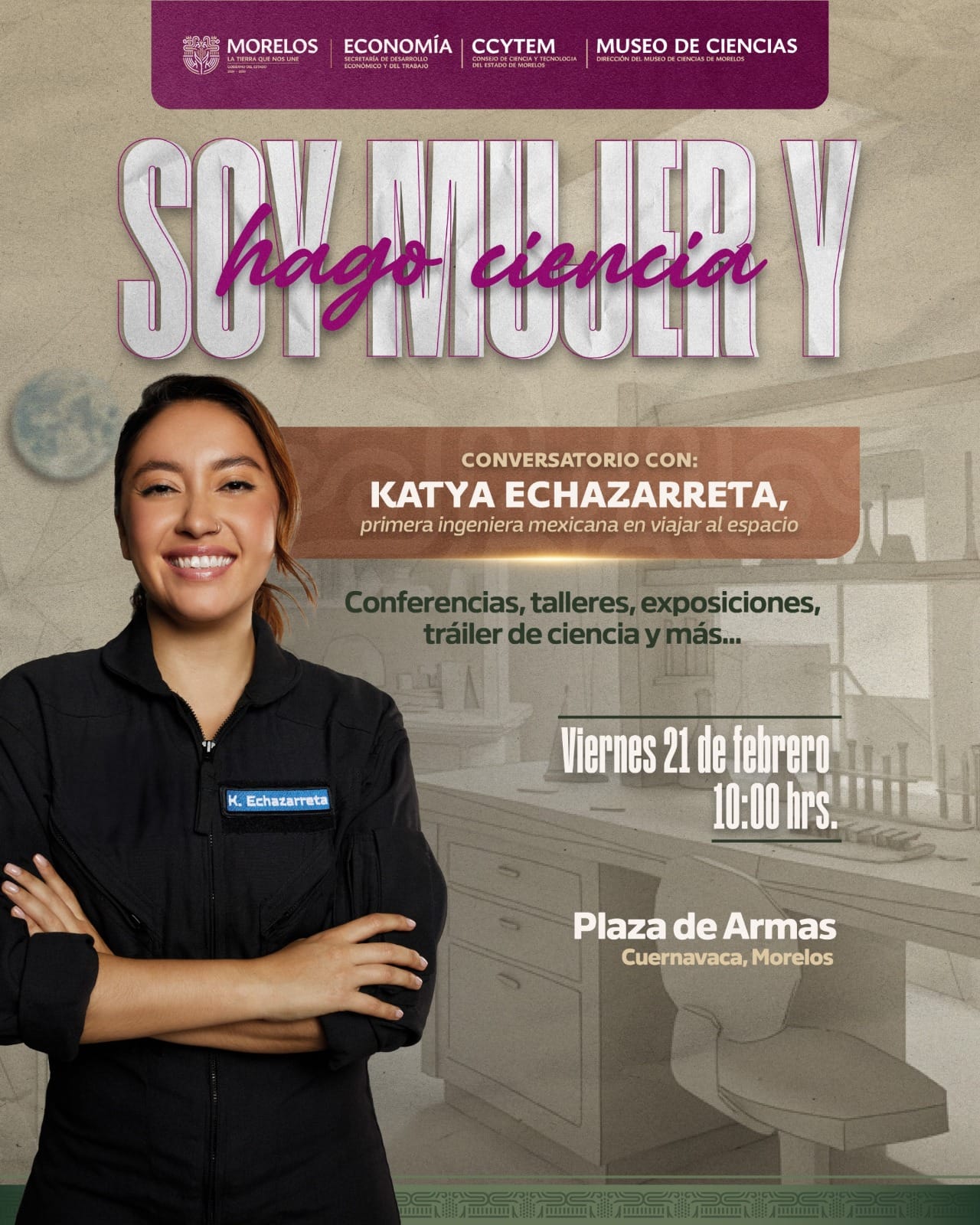 Katya Echazarreta en Morelos.