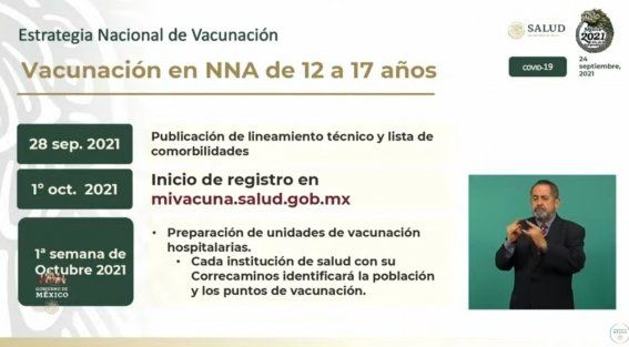 Vacunación COVID-19 a niños con comorbilidades inicia registro el 1 de octubre