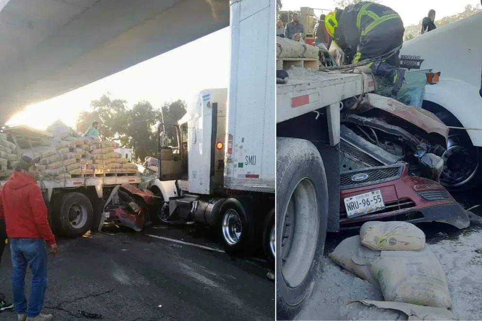 Rescatan a adulto mayor tras quedar prensado