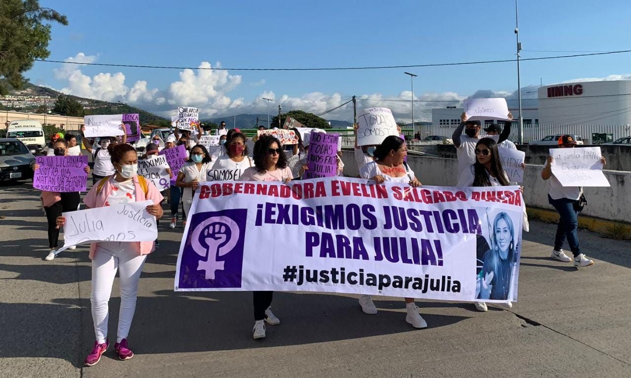 Con marcha exigen justicia por el asesinato de Julia
