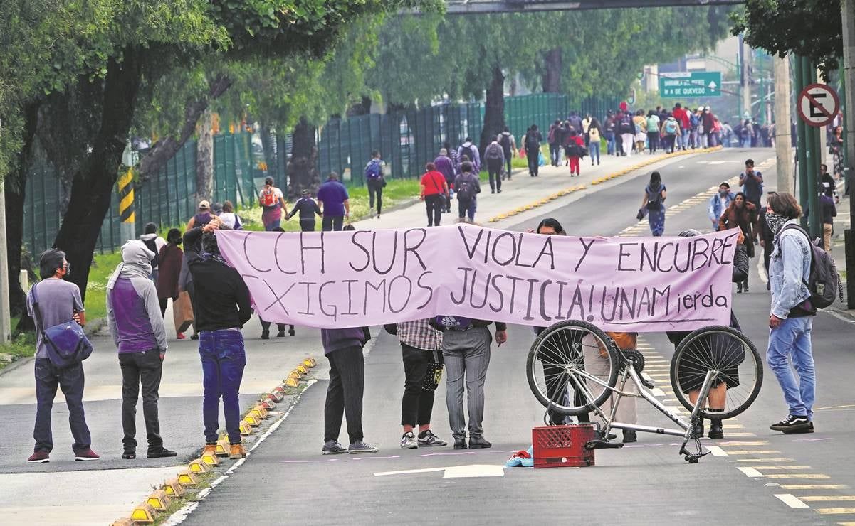 Manifestación en CU