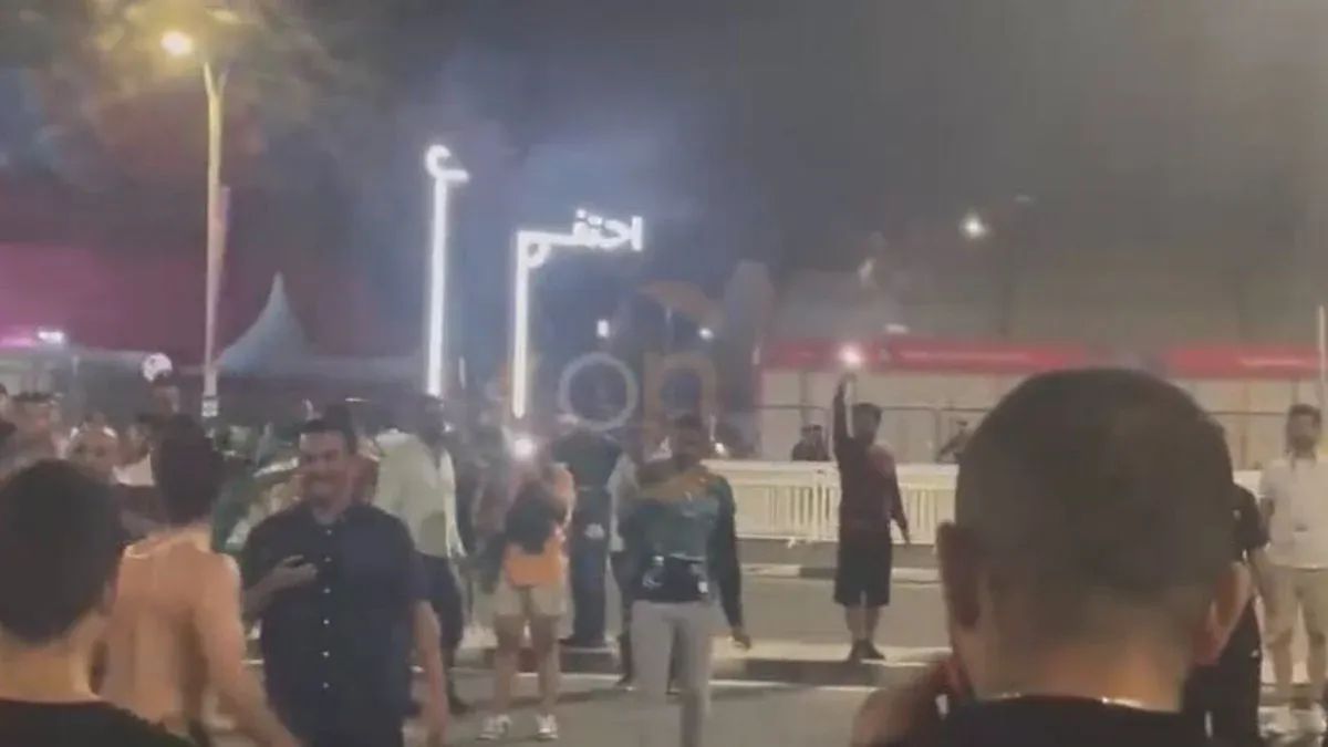 Pelea entre mexicanos y argentinos en Qatar
