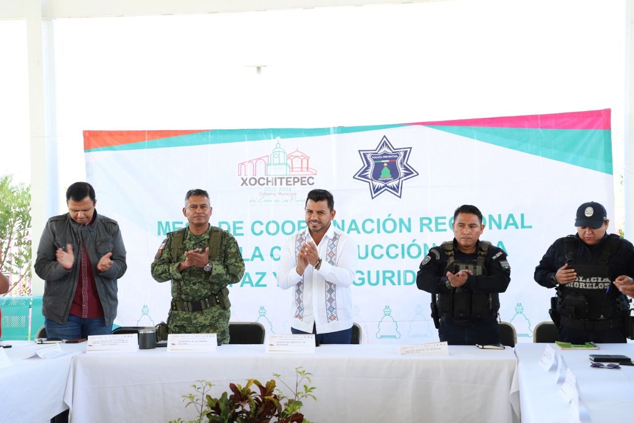 Trabaja Xochitepec con Ejecutivo y Sedena en materia de seguridad