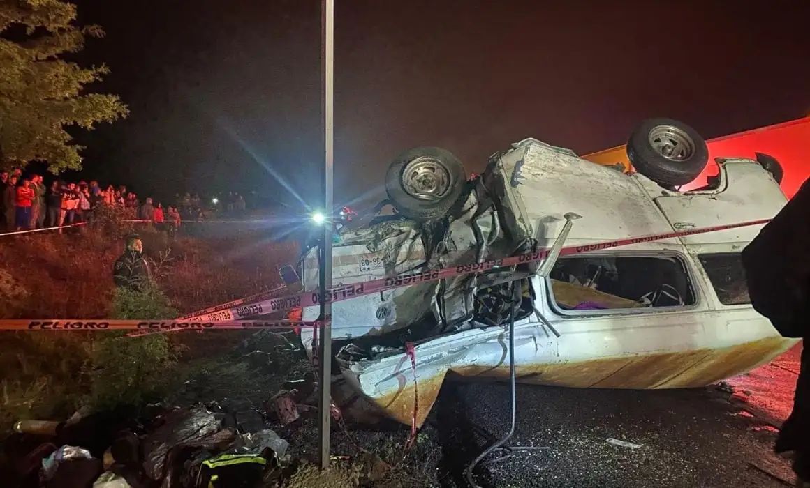 Fallecen 8 y deja 7 heridos, accidente en Estado de México