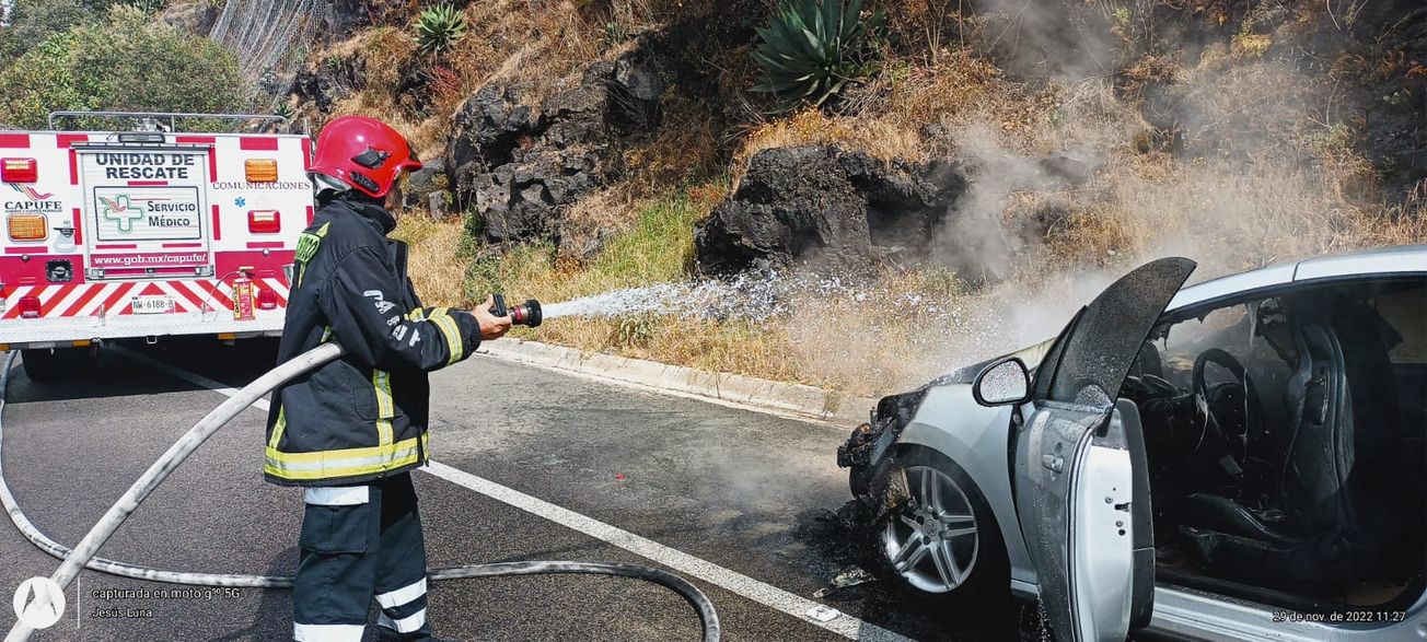 Accidente en la autopista México - Cuernavaca