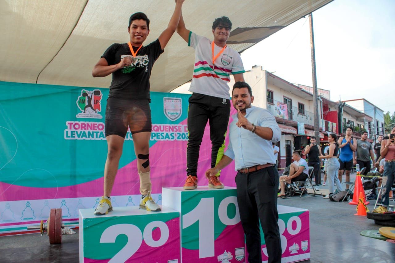 Realizan torneo estatal de levantamiento de pesas en Xochitepec