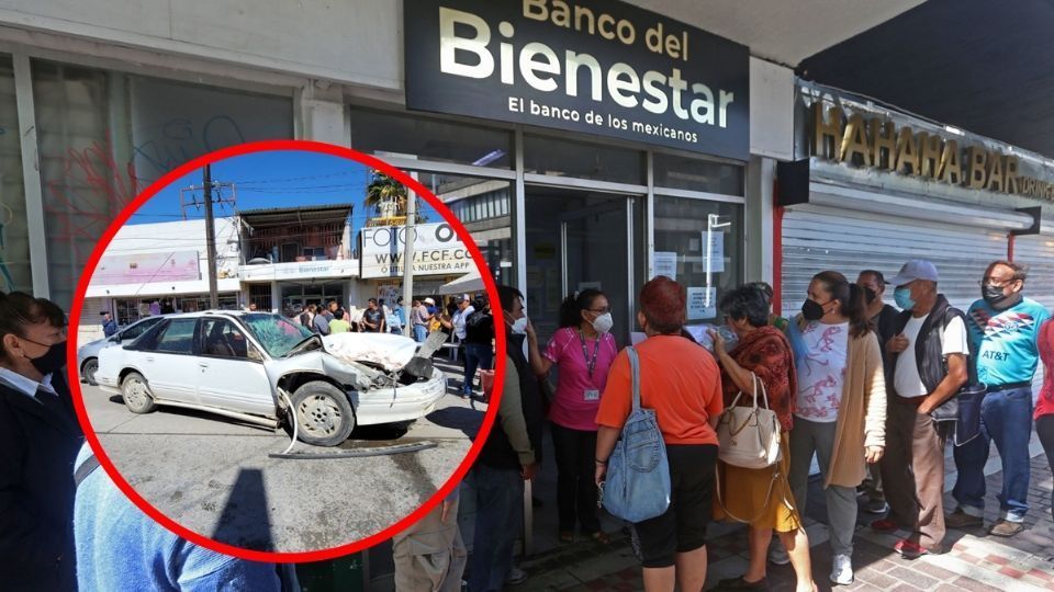 Pierde el control y atropella a pensionados en Tamaulipas