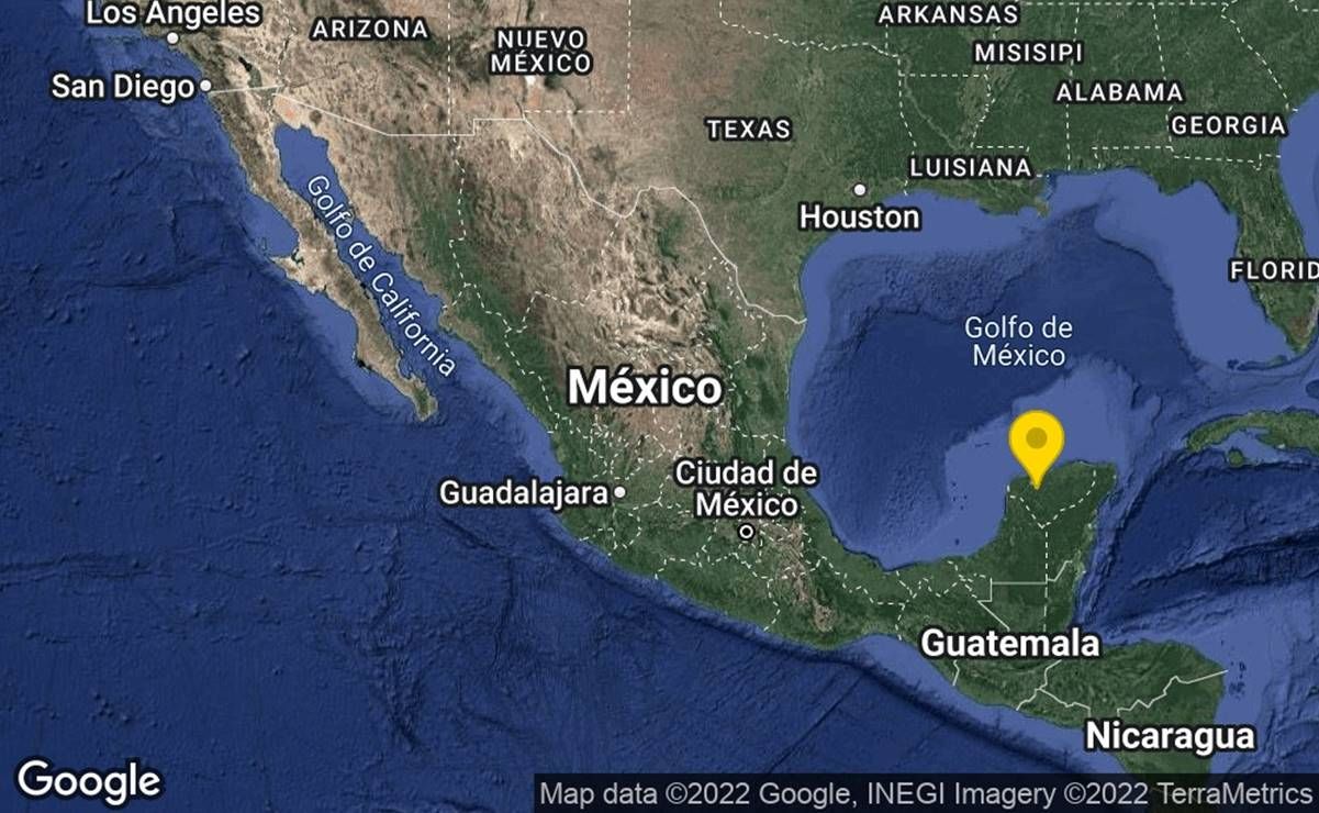 Tiembla en la Península de Yucatán