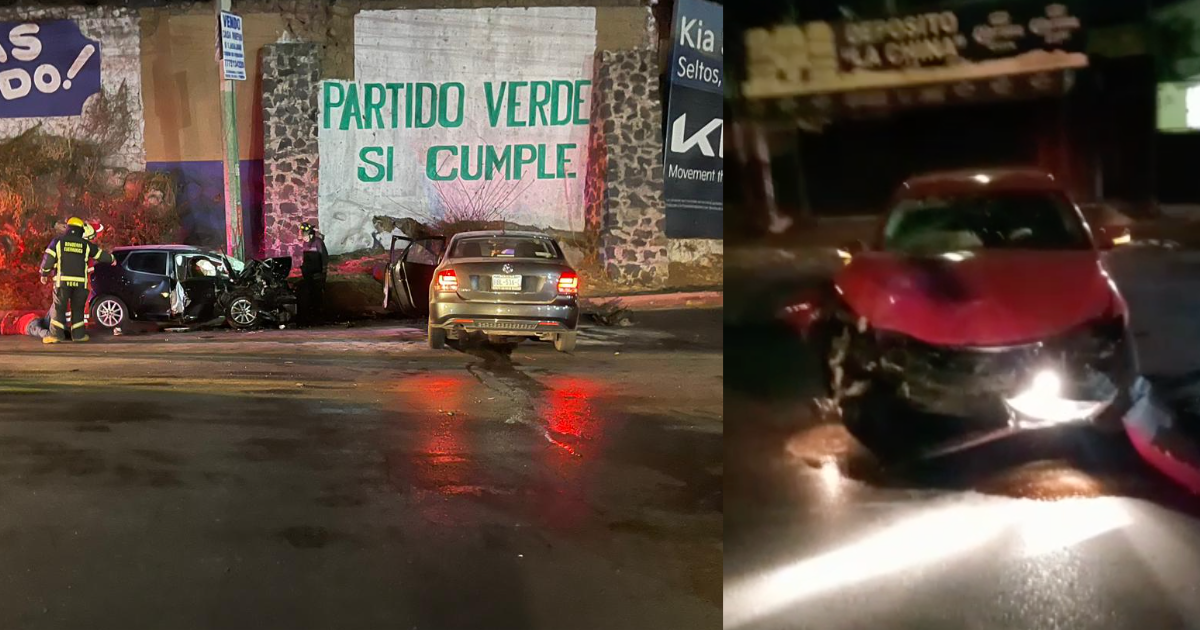 Quiso evitar el alcoholímetro y terminó chocando