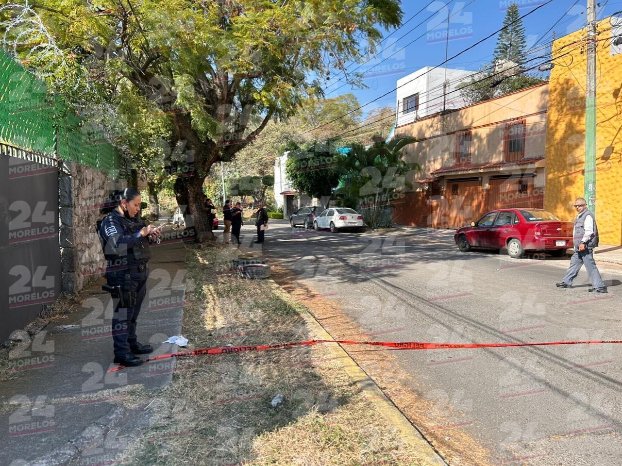 Encuentran a hombre sin vida en Jardines de Cuernavaca, esta mañana