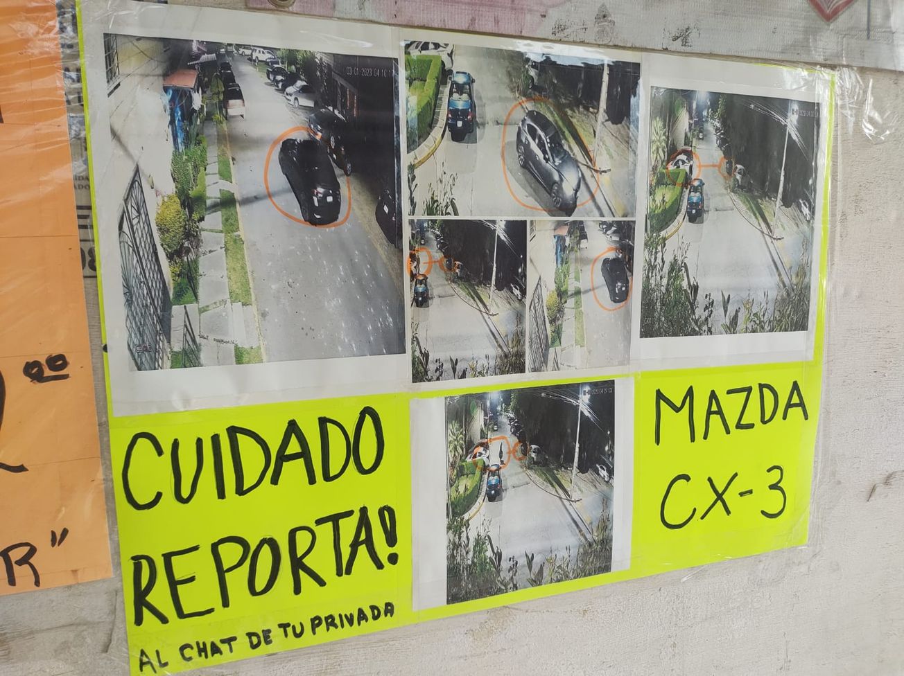 Vecinos alertan sobre auto que transporta a supuestos delincuentes
