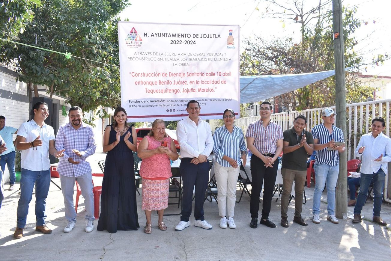 Obra de drenaje en Tequesquitengo es inaugurada