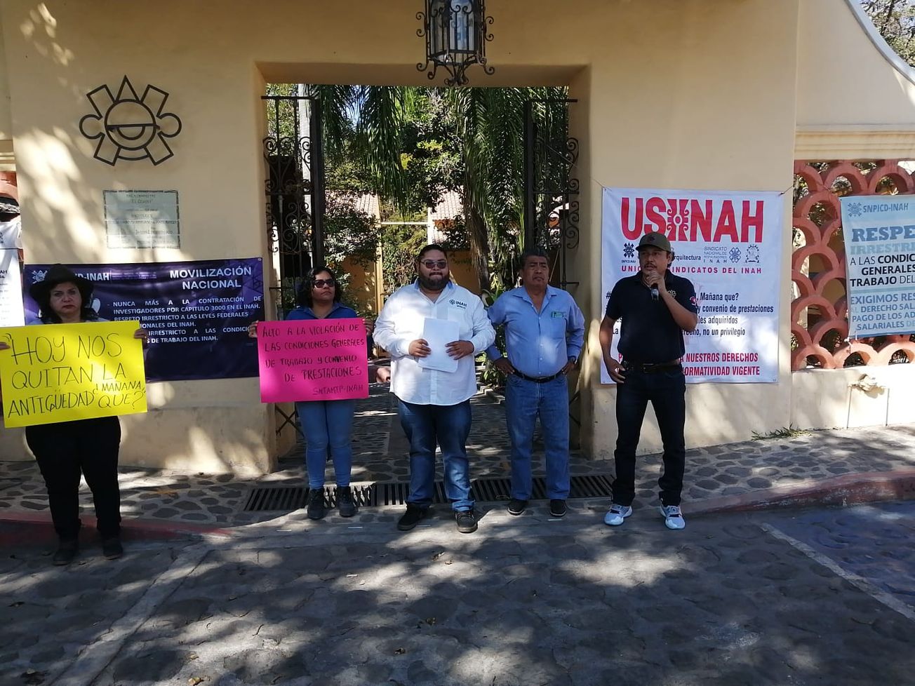 Sindicalizados demandan prestaciones en Morelos