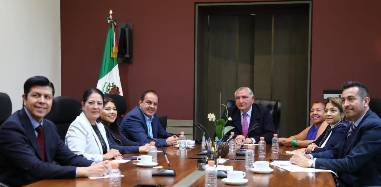 Se reúne Blanco Bravo con Adán Augusto López