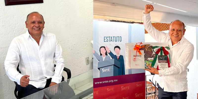 Joel Sánchez Vélez tomó protesta como líder del SNTE Morelos