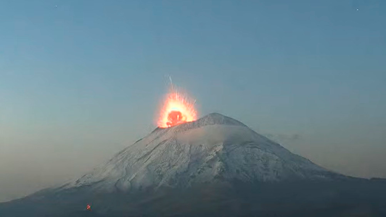 actividad del volcan popocatepetl