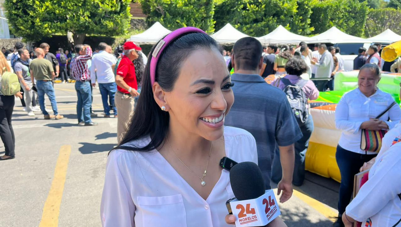 "Estoy muy contenta", dice Sandra Anaya tras registro en proceso interno de MORENA