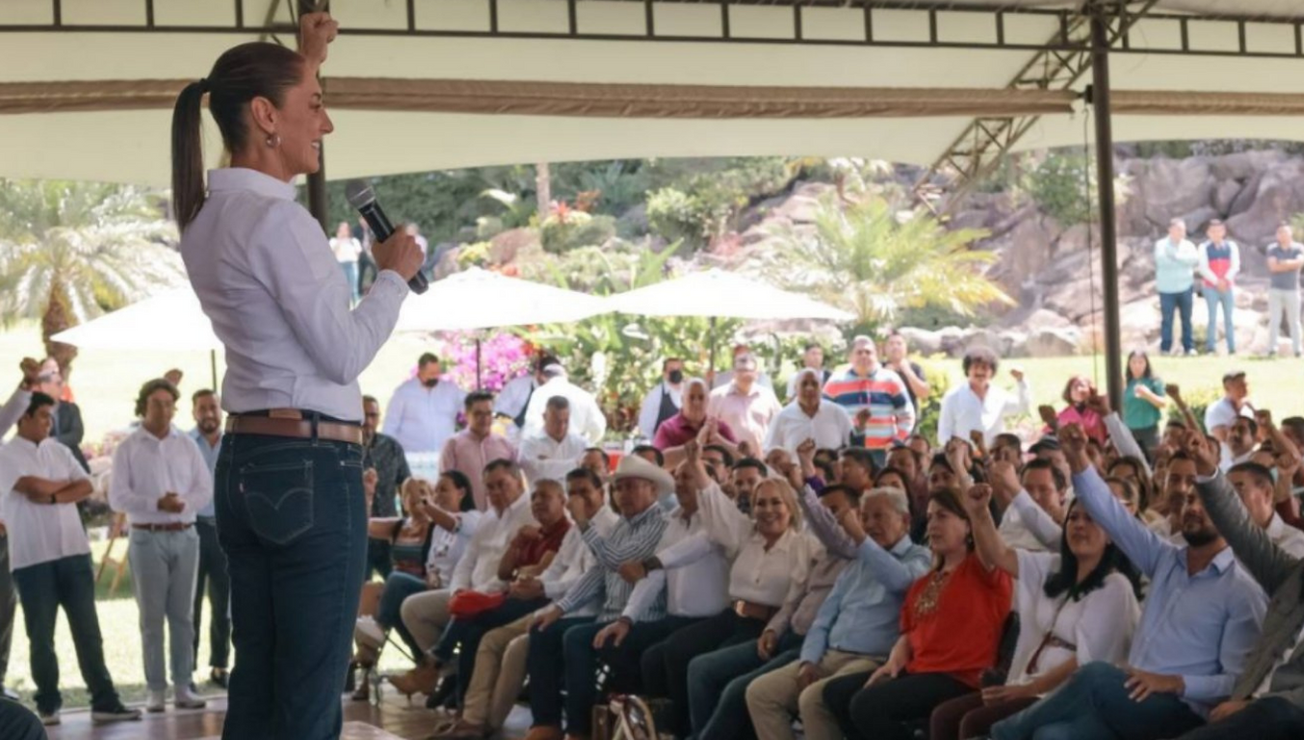 Claudia Sheinbaum en Jiutepec